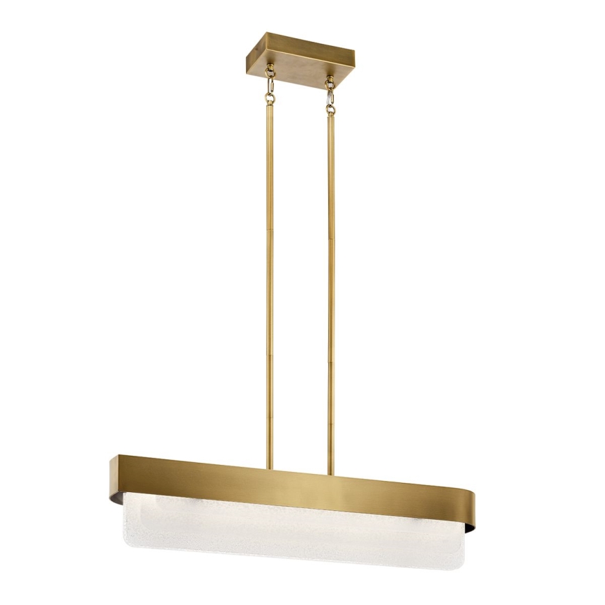 Kichler - Lámpara colgante con varilla SERENE LED/40W/230V dorada
