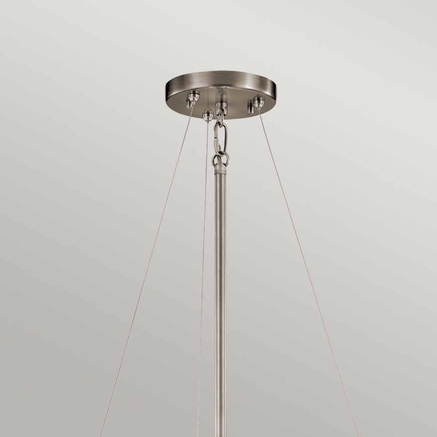 Kichler - Lámpara colgante SILVER CORAL 3xE27/100W/230V cromo mate