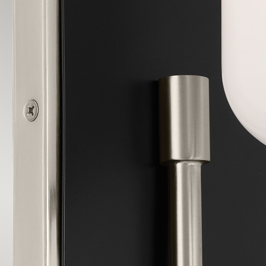 Kichler - Aplique de pared LED para baño SOLIA 1xG9/3W/230V IP44, cromo mate