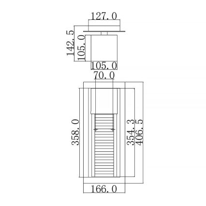Kichler - LED Lámpara de exterior SOREL 1xGU10/7W/230V IP44 marrón