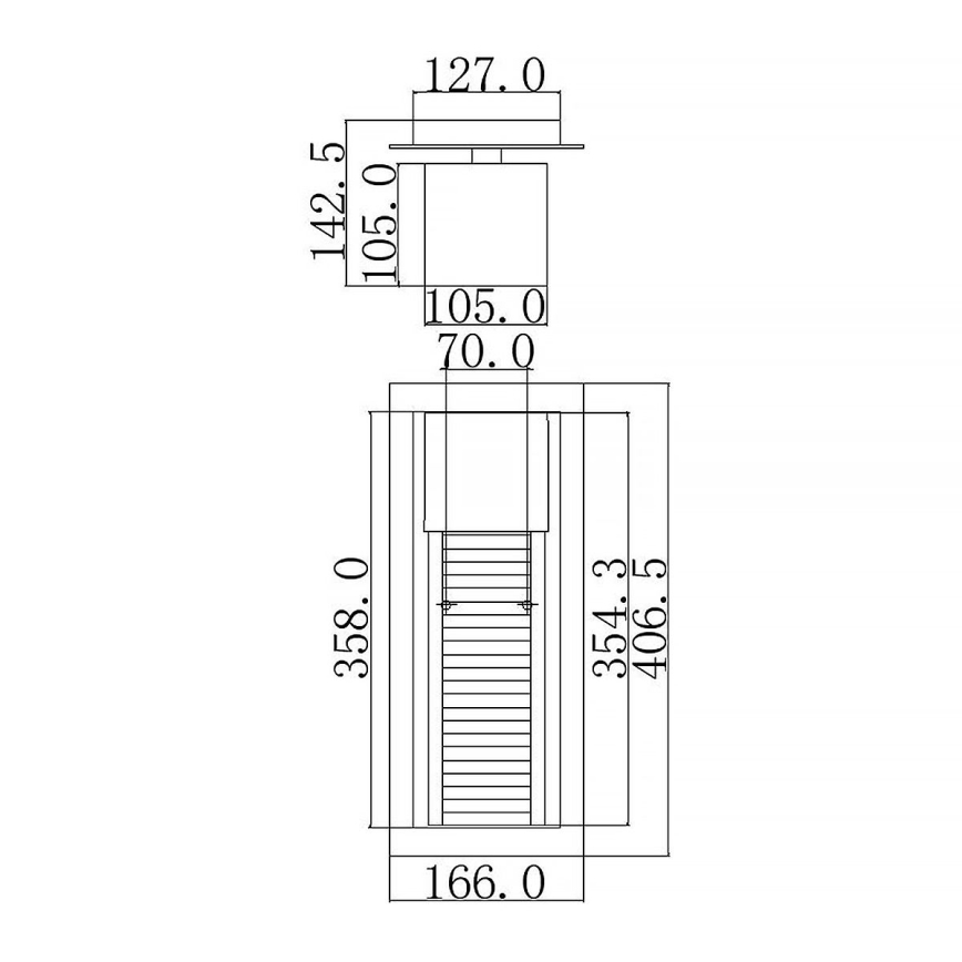 Kichler - LED Lámpara de exterior SOREL 1xGU10/7W/230V IP44 marrón