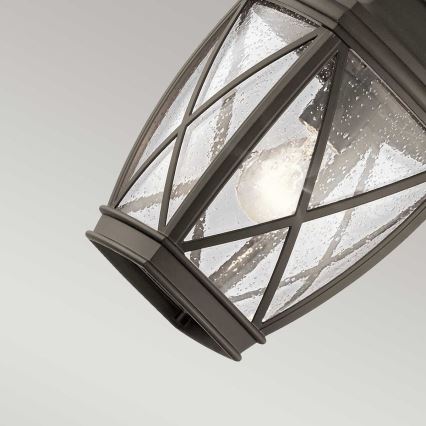 Kichler - Lámpara colgante para exterior TANGIER 1xE27/60W/230V IP44