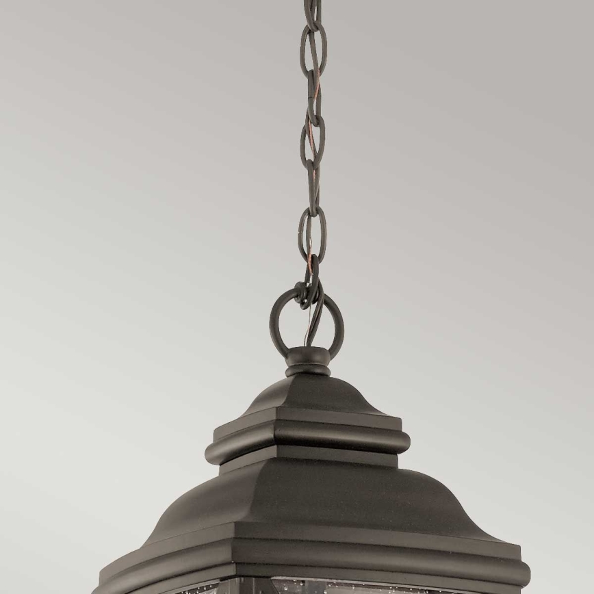 Kichler - Lámpara colgante para exterior TANGIER 1xE27/60W/230V IP44