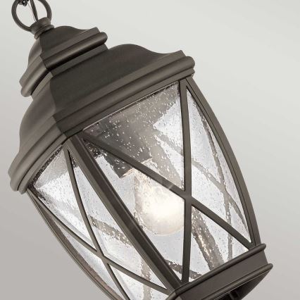 Kichler - Lámpara colgante para exterior TANGIER 1xE27/60W/230V IP44