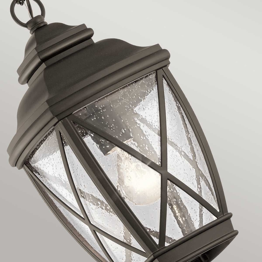 Kichler - Lámpara colgante para exterior TANGIER 1xE27/60W/230V IP44