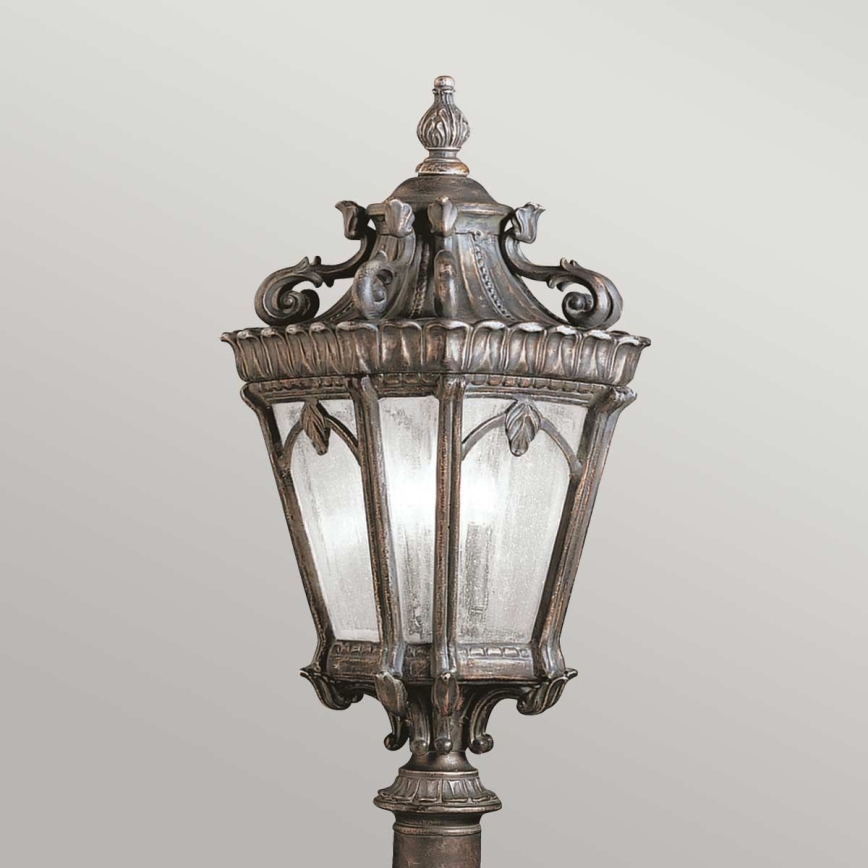 Kichler - Lámpara de exterior TOURNAI 3xE14/60W/230V IP44
