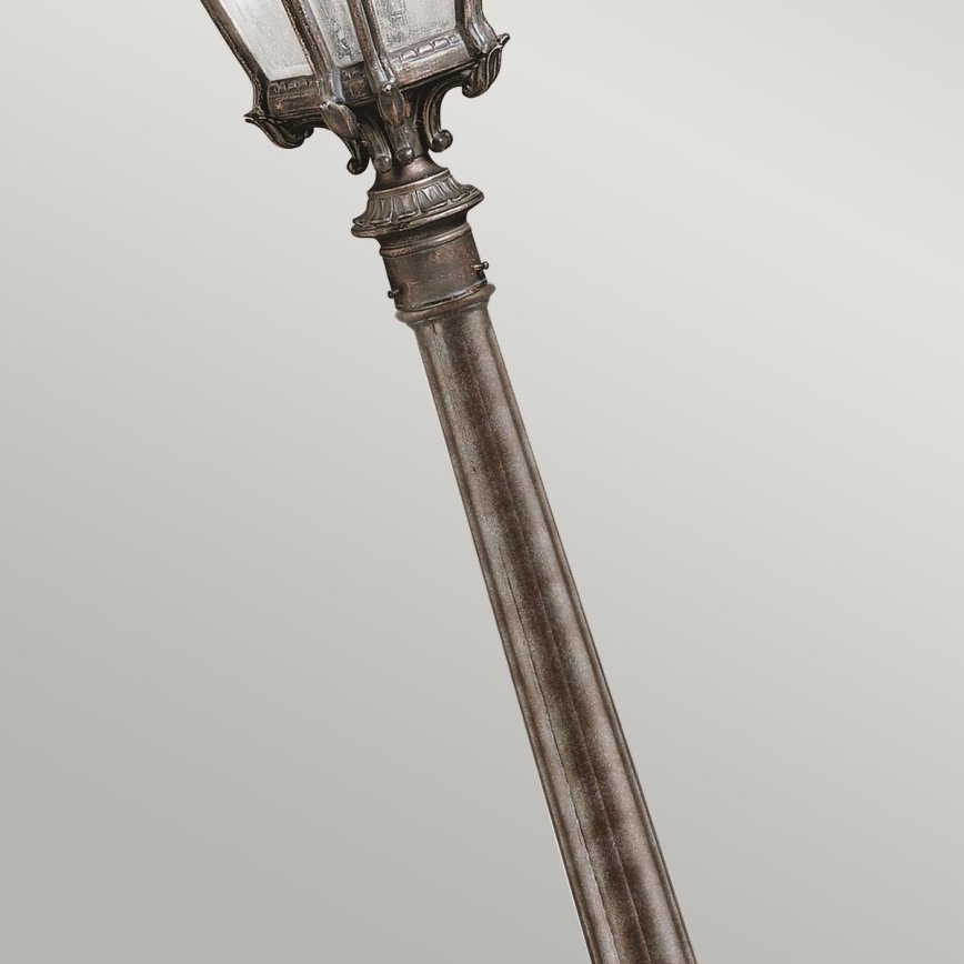 Kichler - Lámpara de exterior TOURNAI 1xE27/60W/230V IP44 bronce