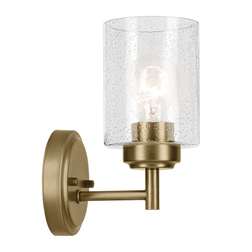 Kichler - Aplique WINSLOW 1xE27/60W/230V latón