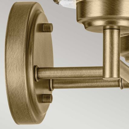 Kichler - Aplique WINSLOW 2xE27/60W/230V latón