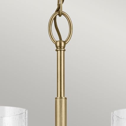 Kichler - Lámpara colgante con cadena WINSLOW 5xE27/60W/230V diá. 50,2 cm latón