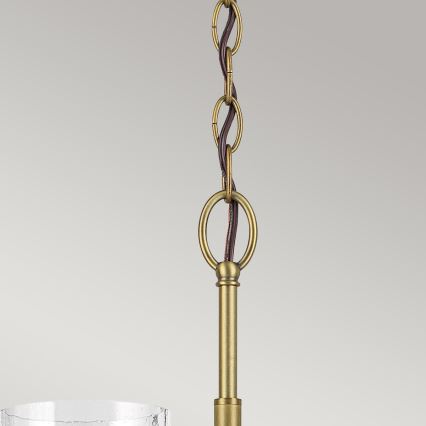 Kichler - Lámpara colgante con cadena WINSLOW 6xE27/60W/230V diá. 66 cm latón