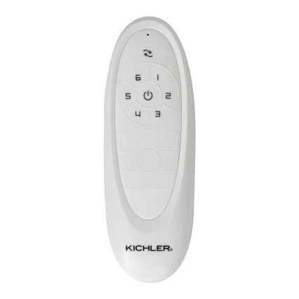 Kichler - Ventilador de techo FERRON marrón + control remoto