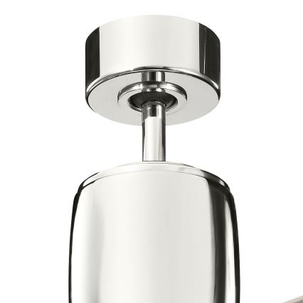 Kichler - Ventilador de techo FERRON cromo brillante + control remoto