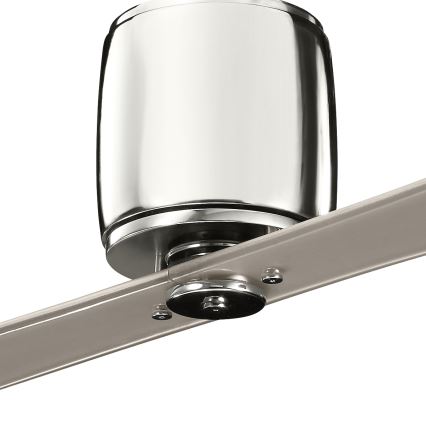 Kichler - Ventilador de techo FERRON cromo brillante + control remoto