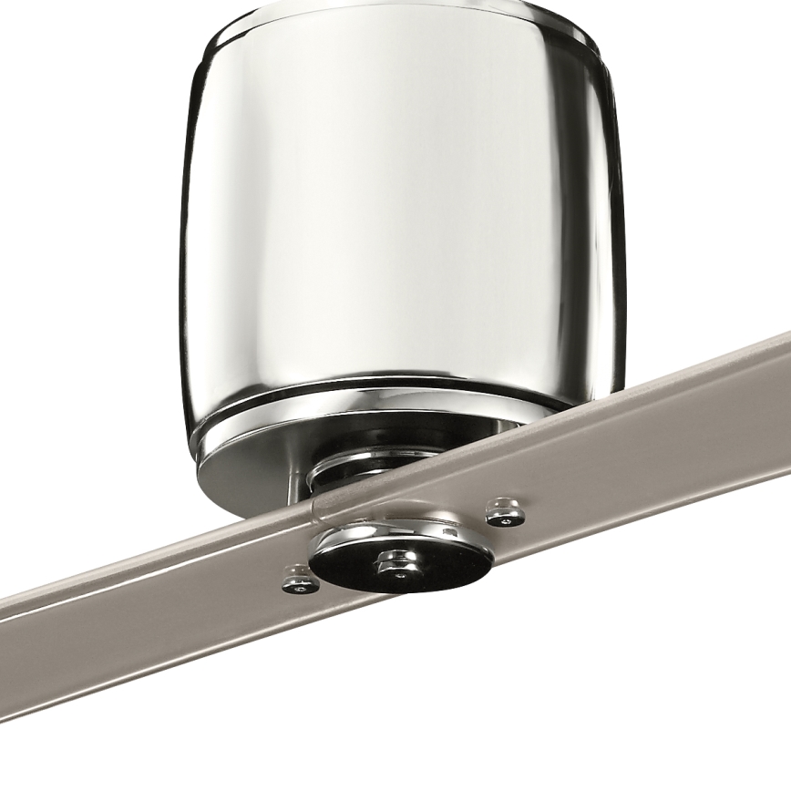 Kichler - Ventilador de techo FERRON cromo brillante + control remoto