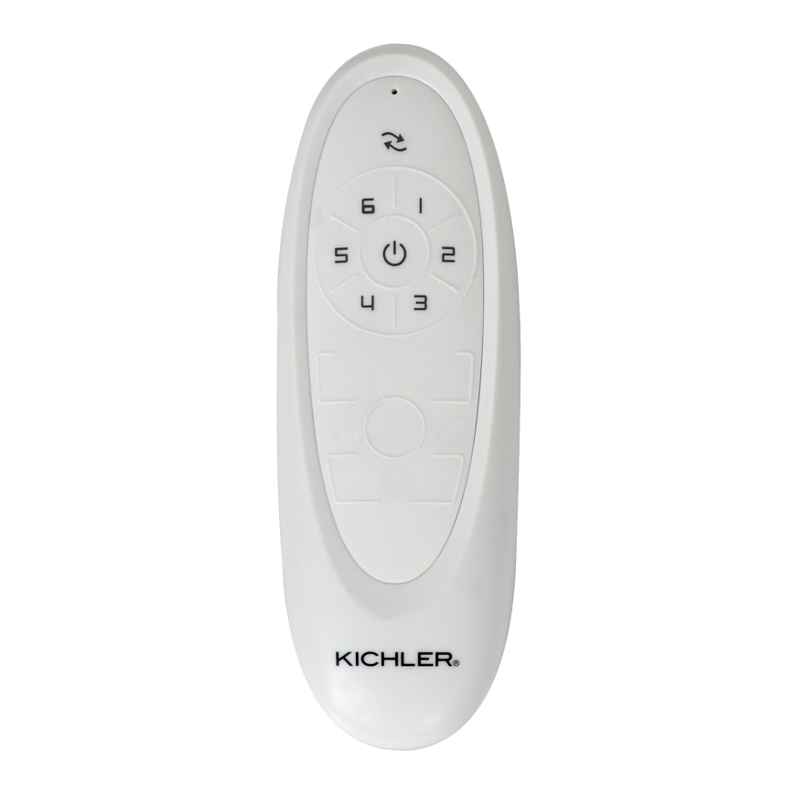Kichler - Ventilador de techo FERRON cromo brillante + control remoto