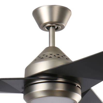 Kichler - Ventilador de techo LED regulable JADE LED/18W/230V negro + control remoto