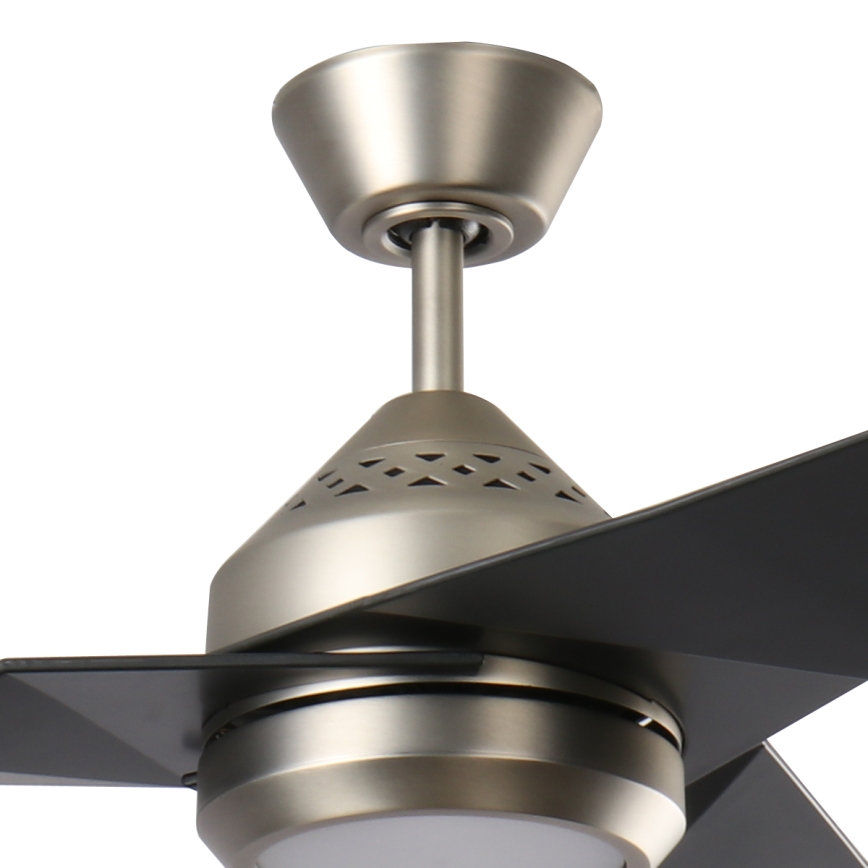 Kichler - Ventilador de techo LED regulable JADE LED/18W/230V negro + control remoto