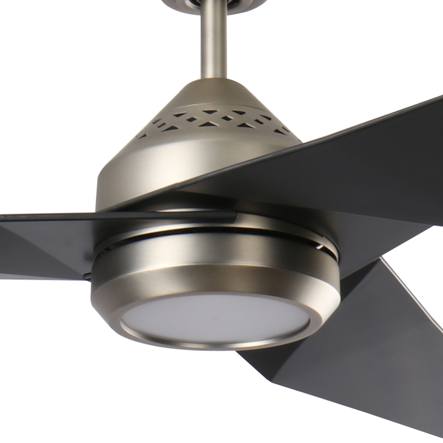 Kichler - Ventilador de techo LED regulable JADE LED/18W/230V negro + control remoto