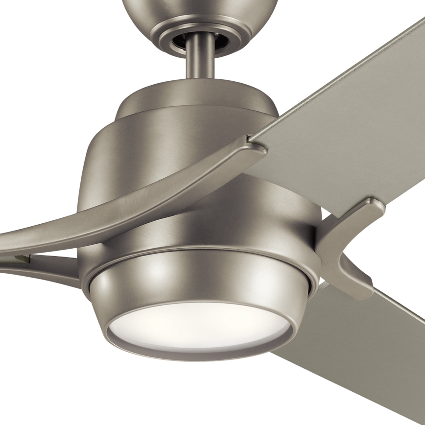 Kichler - Ventilador de techo LED regulable ZEUS LED/10W/230V + mando a distancia