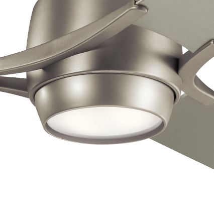 Kichler - Ventilador de techo LED regulable ZEUS LED/10W/230V + mando a distancia