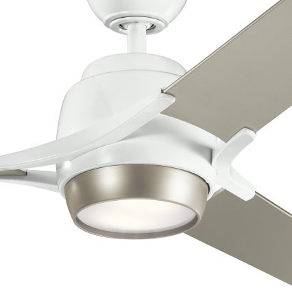 Kichler - Ventilador de techo LED regulable ZEUS LED/10W/230V + control remoto