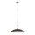 Kichler - Lámpara colgante con cadena DELAROSA 1xE27/60W/230V negro/latón