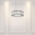 Kichler - Lámpara de araña LED para cuarto de baño CRYSTAL SKYE 6xG9/3W/230V IP44