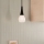 Kichler - Lámpara de suspensión DEELA con varilla 1xE27/60W/230V Ø 17,8 cm negra