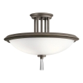 Kichler - Lámpara de techo DREYFUS 3xE27/60W/230V bronce
