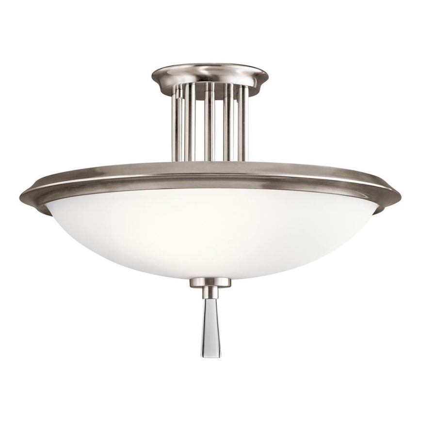 Kichler - Lámpara de techo DREYFUS 3xE27/60W/230V cromo mate