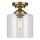 Kichler - Plafón WINSLOW 1xE27/60W/230V diá. 21,6 cm latón