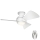 Kichler - Ventilador de techo LED regulable SOLA LED/10W/230V IP23 blanco + control remoto
