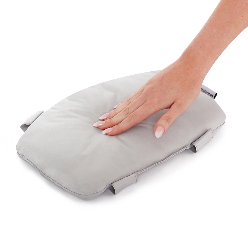 KINDERKRAFT - Acolchado para silla de comedor infantil ENOCK gris