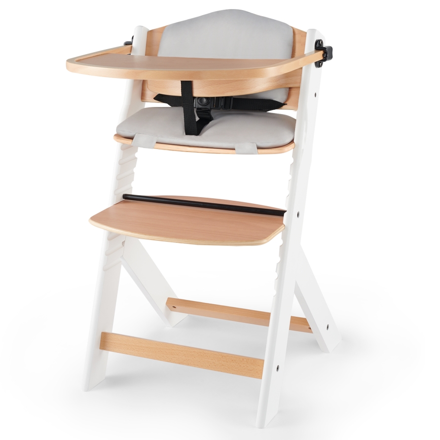 KINDERKRAFT - Acolchado para silla de comedor infantil ENOCK gris