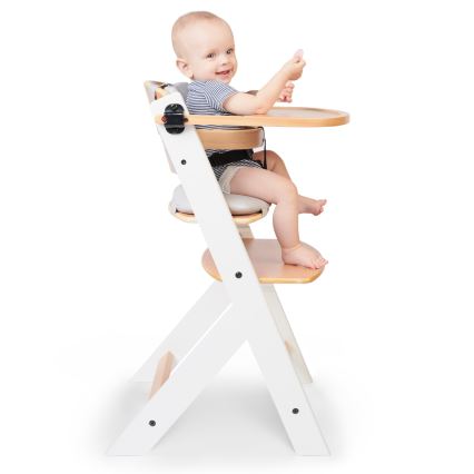 KINDERKRAFT - Acolchado para silla de comedor infantil ENOCK gris
