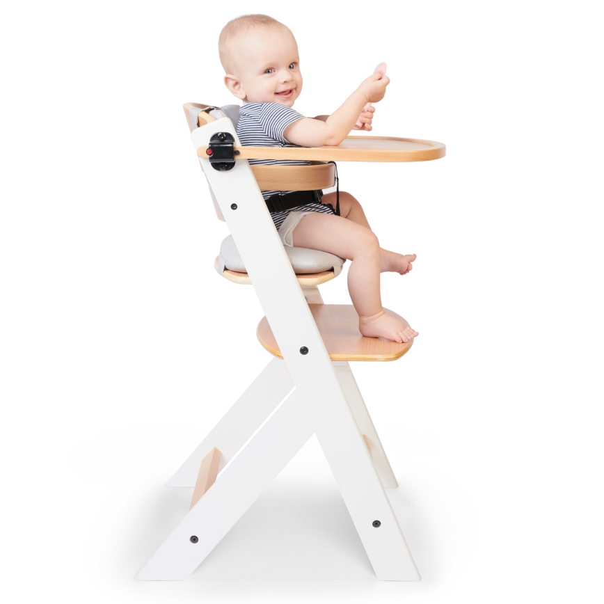 KINDERKRAFT - Acolchado para silla de comedor infantil ENOCK gris