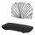 KINDERKRAFT - Acolchado para trona infantil ENOCK negro/blanco