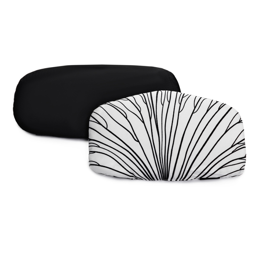 KINDERKRAFT - Acolchado para trona infantil ENOCK negro/blanco