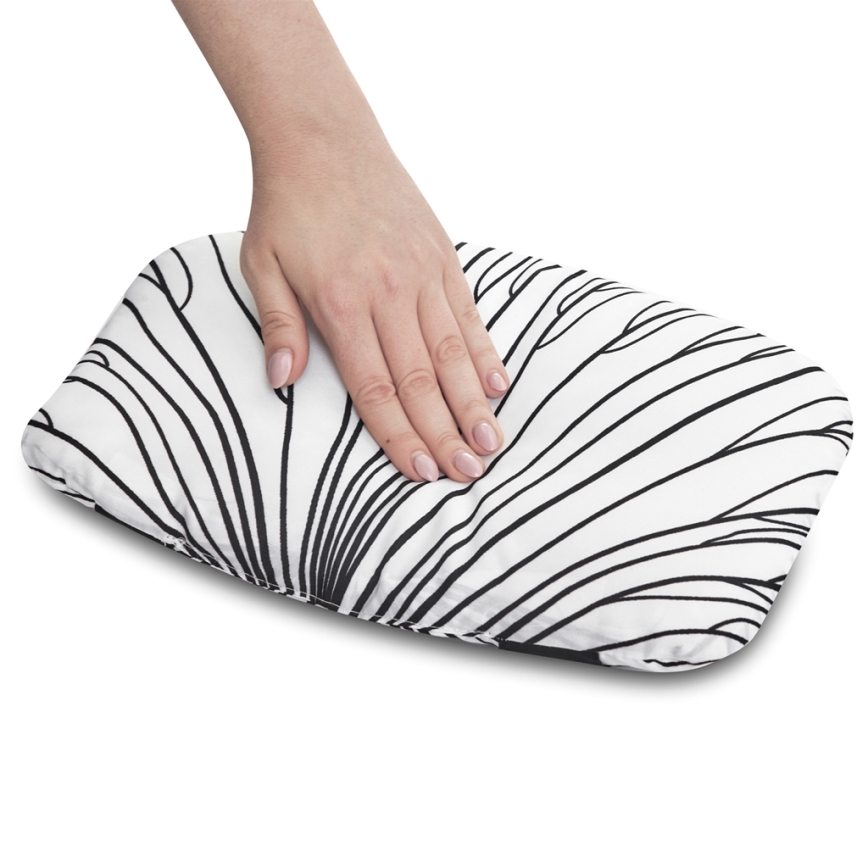KINDERKRAFT - Acolchado para trona infantil ENOCK negro/blanco