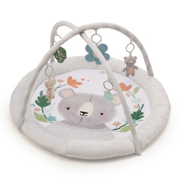 KINDERKRAFT - Alfombra de juegos infantil COZYPLAY gris