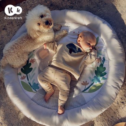 KINDERKRAFT - Alfombra de juegos infantil COZYPLAY gris
