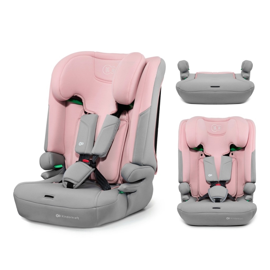 KINDERKRAFT - Asiento de coche I-COMFY i-Size 76-150 cm rosa