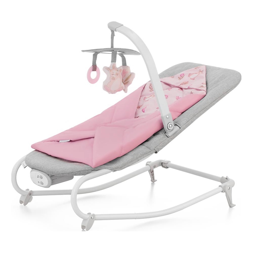 KINDERKRAFT - Balancín vibrador para bebés Con una melodía FELIO 2 rosa