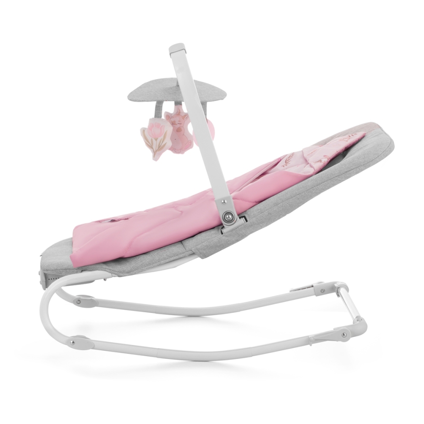 KINDERKRAFT - Balancín vibrador para bebés Con una melodía FELIO 2 rosa