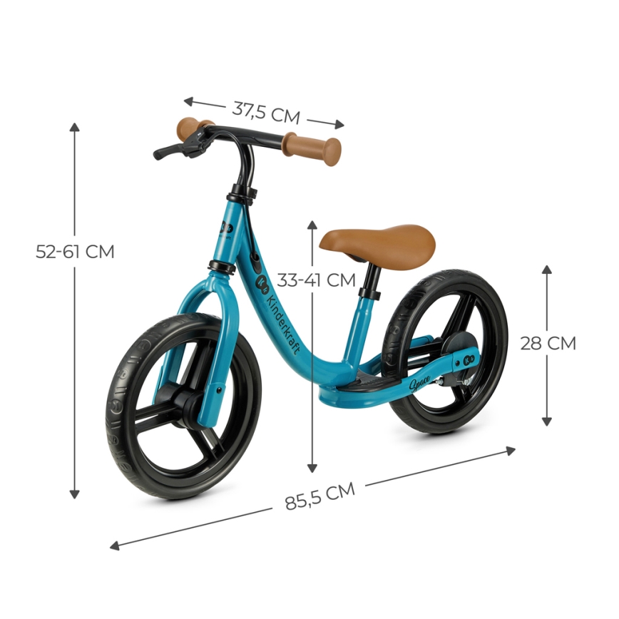 KINDERKRAFT - Bicicleta de empuje SPACE azul