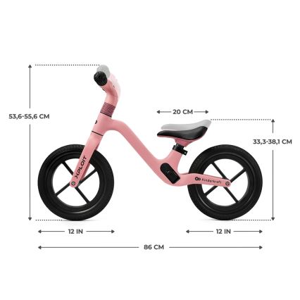 KINDERKRAFT - Bicicleta de empuje XPLOIT rosa chicle