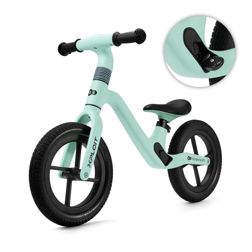 KINDERKRAFT - Bicicleta de empuje XPLOIT turquesa