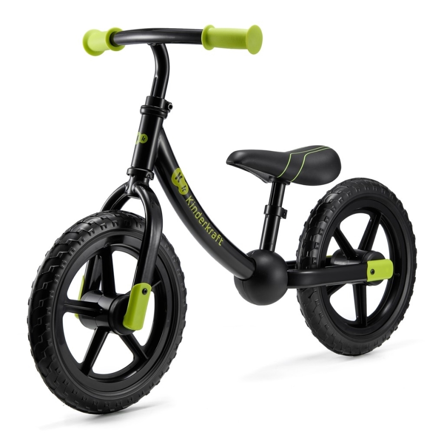 KINDERKRAFT - Bicicleta sin pedales 2WAY NEXT negra
