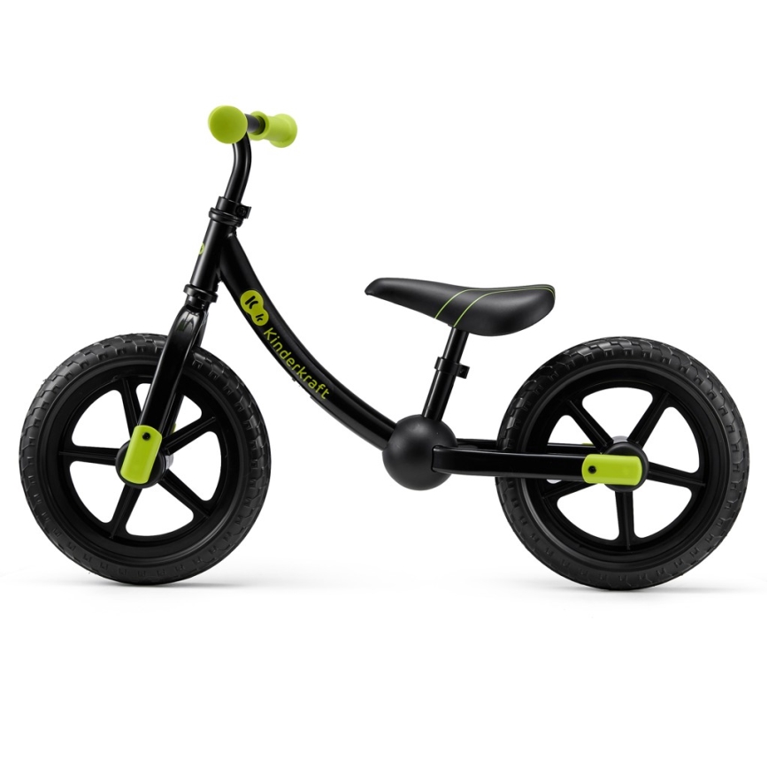 KINDERKRAFT - Bicicleta sin pedales 2WAY NEXT negra